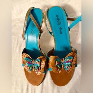 Isabella Fiore High Heel Strappy Sandals Size 7 1/2